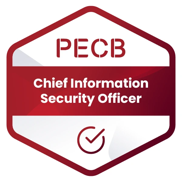 Značka certifikata PECB Certified Chief Information Security Officer (CISO)