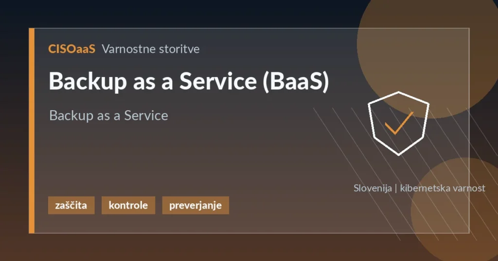 Backup as a Service (BaaS) - Backup as a Service | CISOaaS