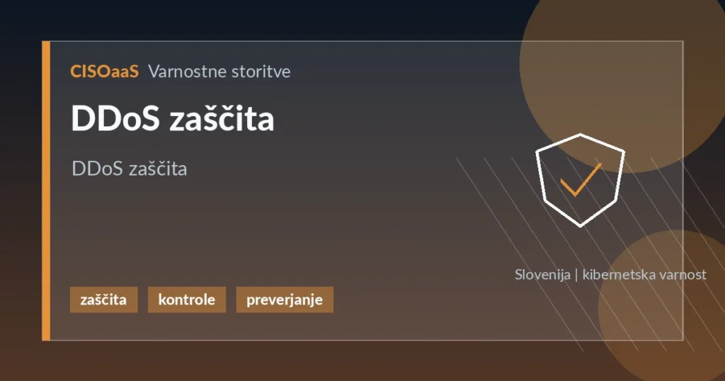 DDoS zaščita - DDoS zaščita | CISOaaS