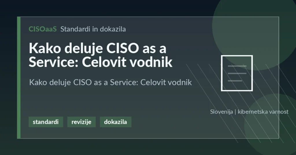 Kako deluje CISO as a Service: Celovit vodnik - Kako deluje CISO as a Service: Celovit vodnik | CISOaaS