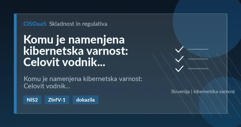 Komu je namenjena kibernetska varnost: Celovit vodnik - Komu je namenjena kibernetska varnost: Celovit vodnik | CISOaaS