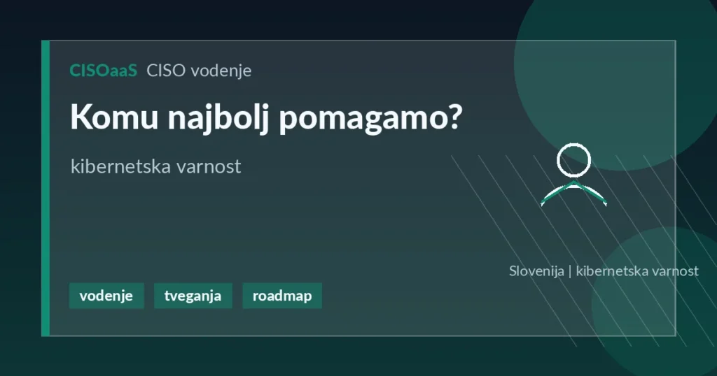 Komu najbolj pomagamo? - kibernetska varnost | CISOaaS