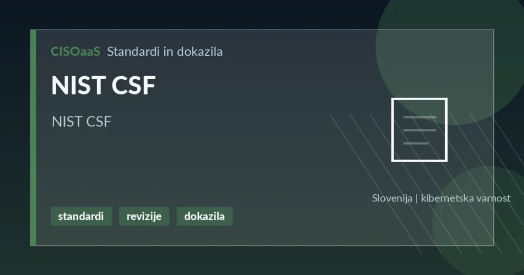 NIST CSF - NIST CSF | CISOaaS